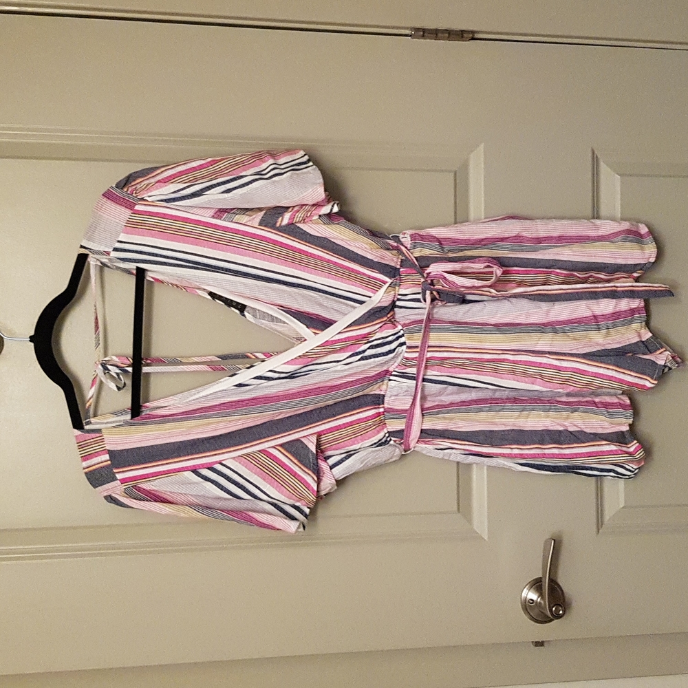 NWT Francesca's Trixxi Striped Romper